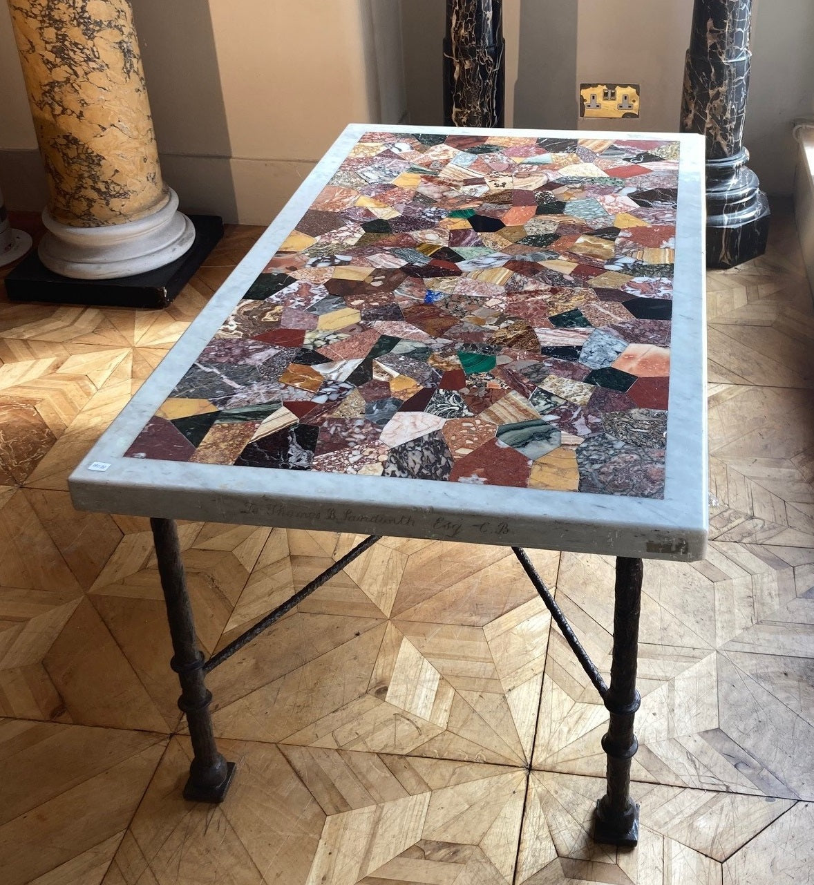 Presentation Marble Specimen Table