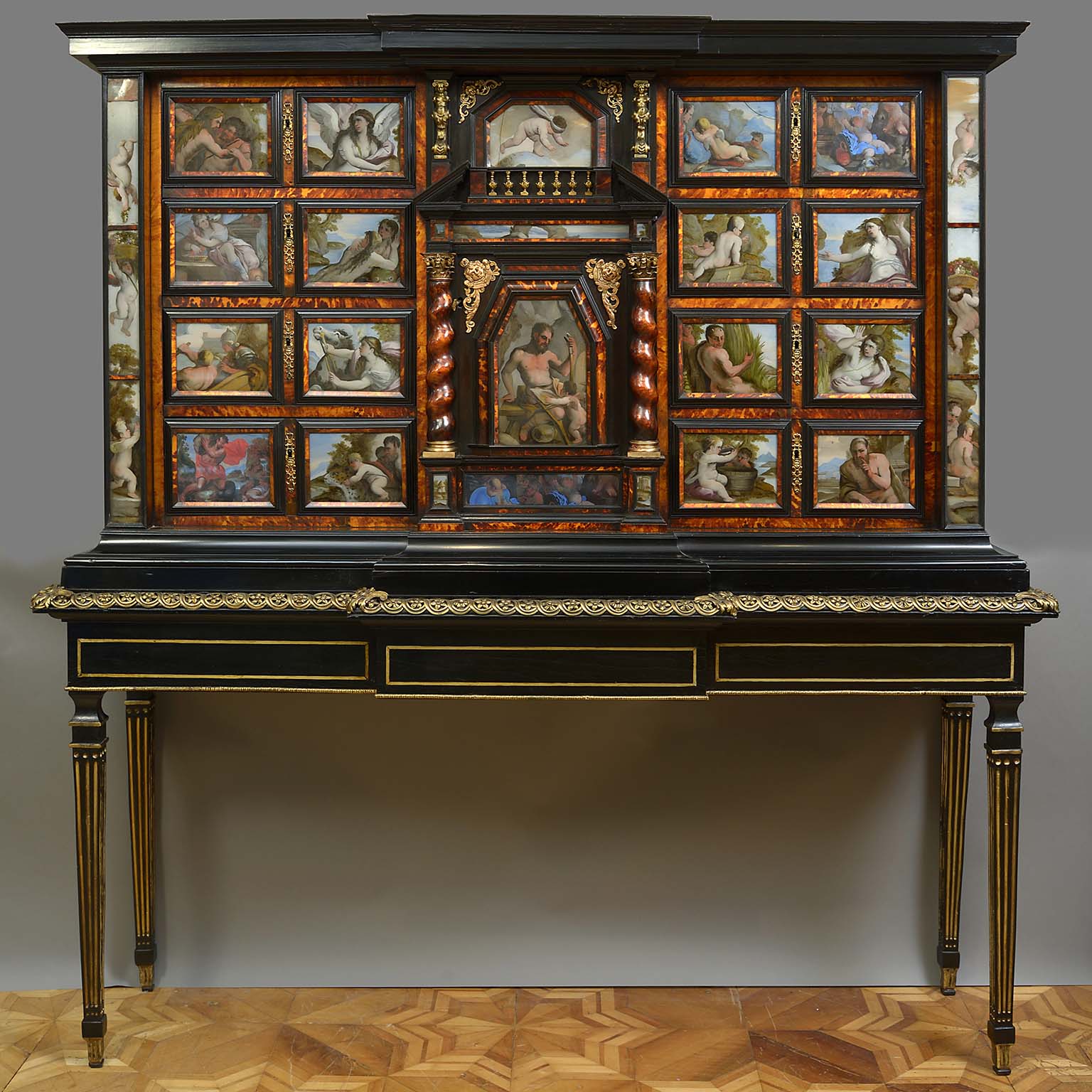Architectural Cabinet in the manner of Luca Giordano