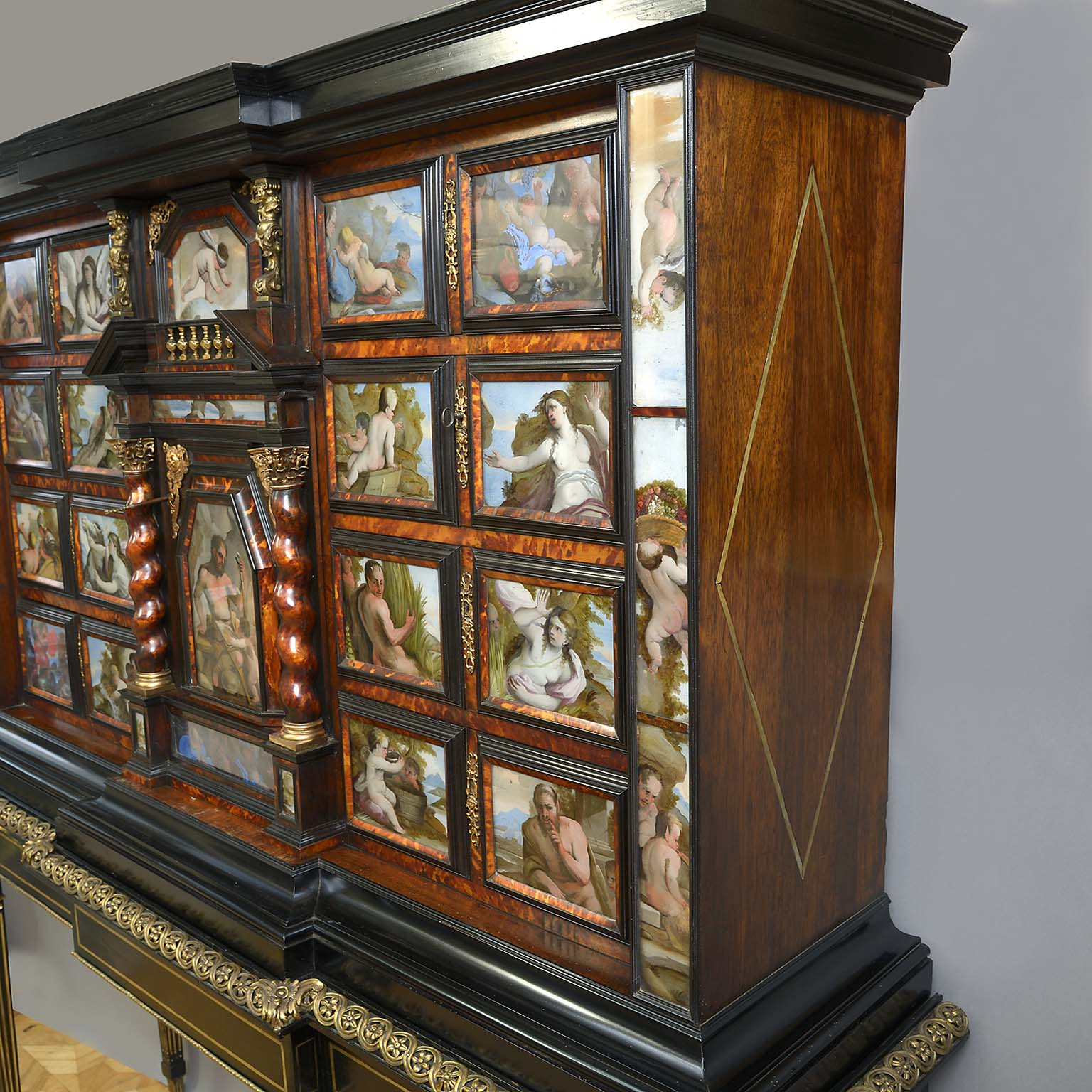 Architectural Cabinet in the manner of Luca Giordano