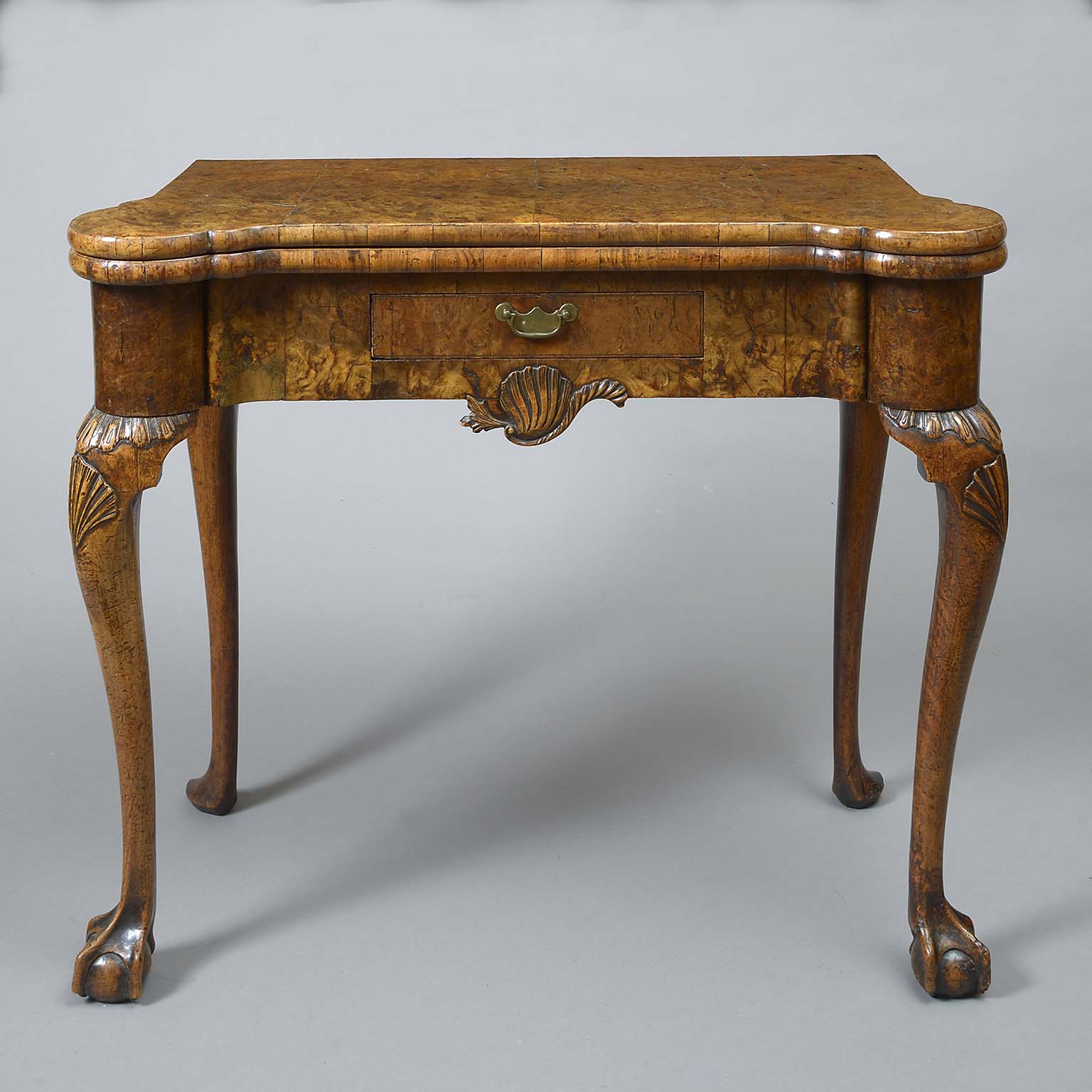 George II Walnut Games Table