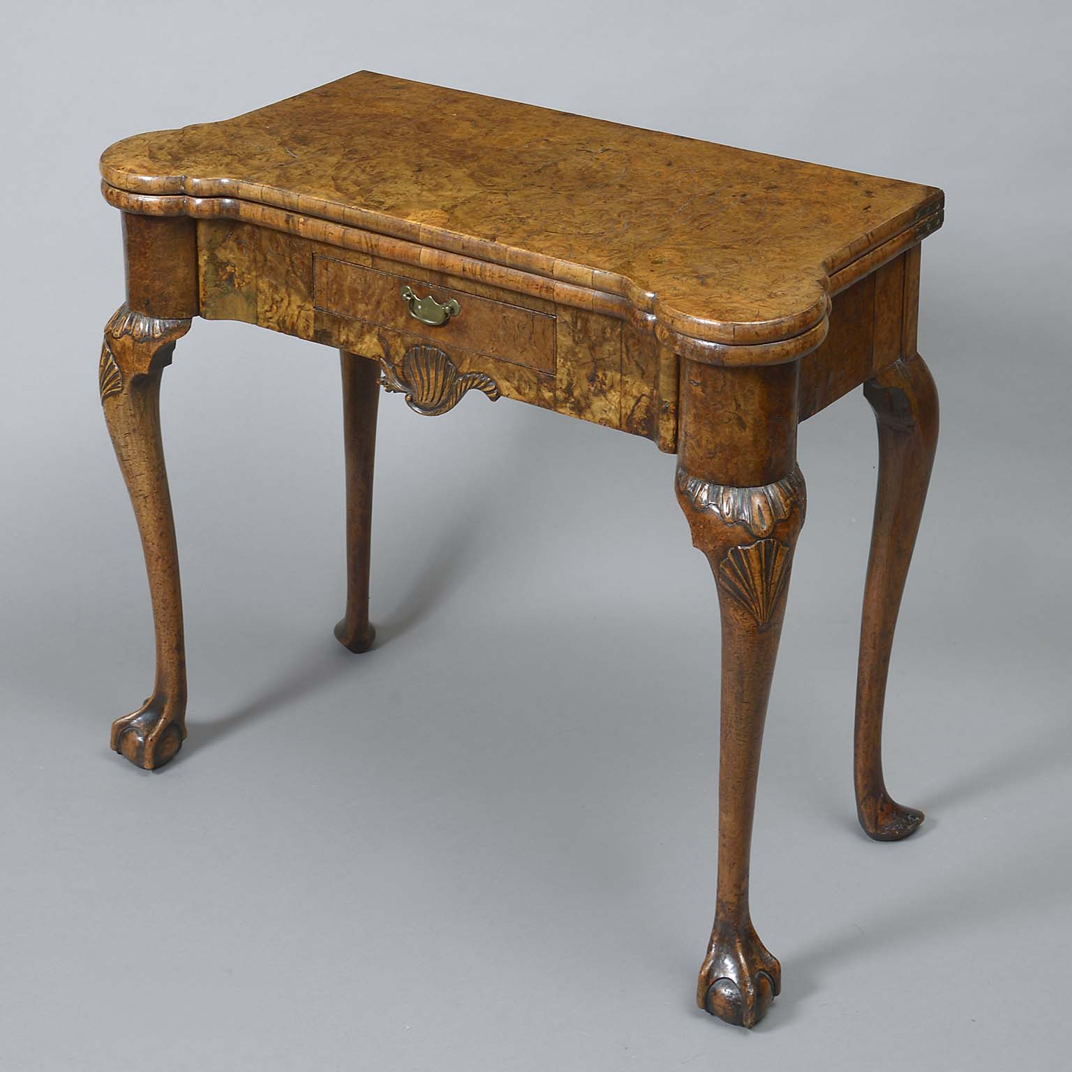 George II Walnut Games Table