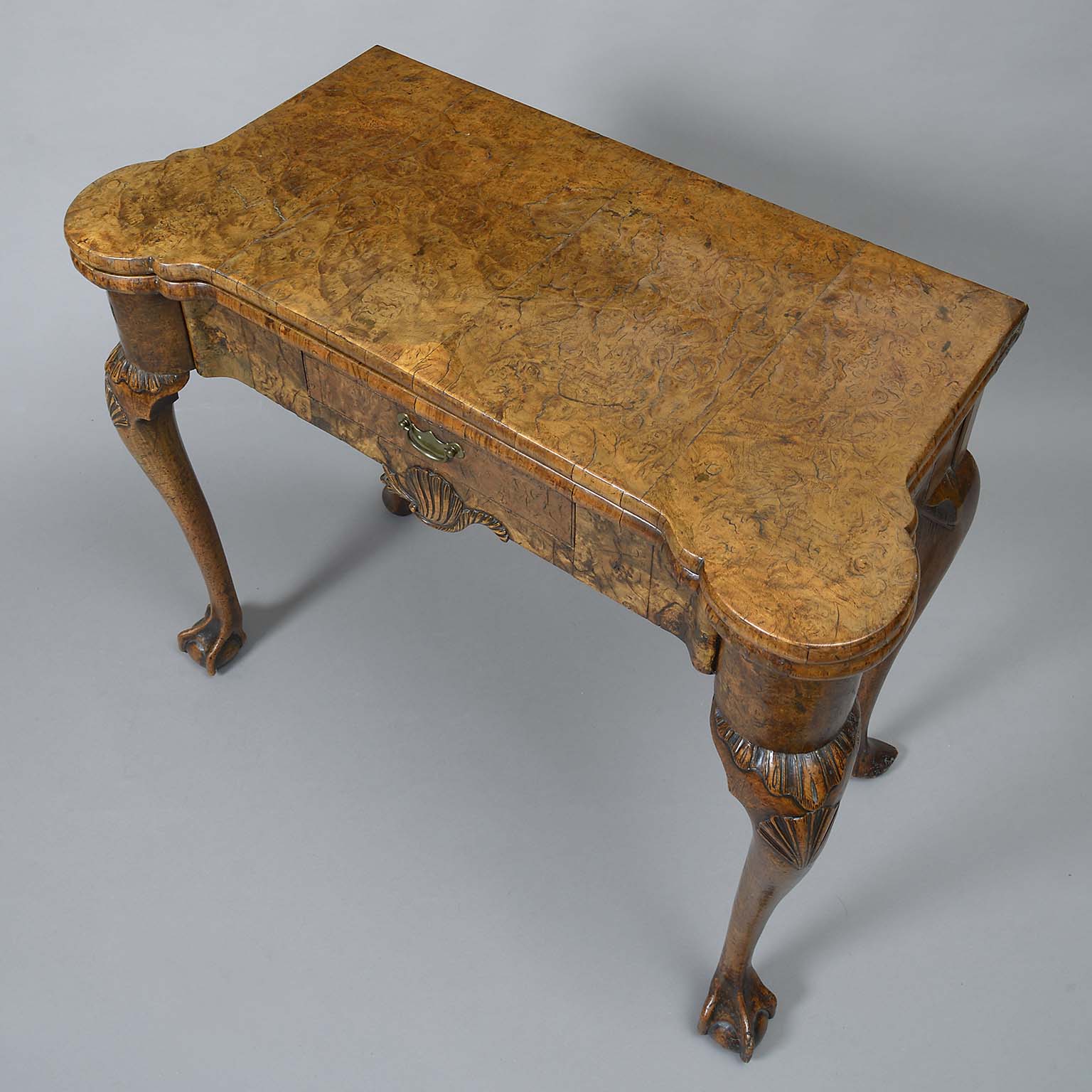 George II Walnut Games Table