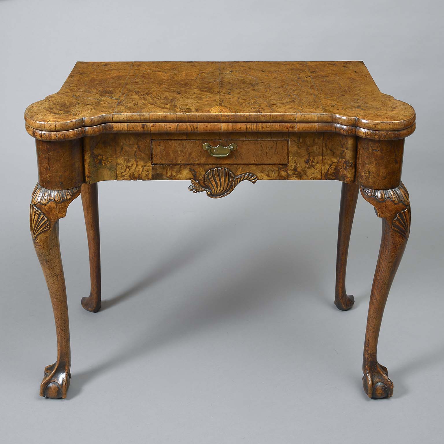 George II Walnut Games Table