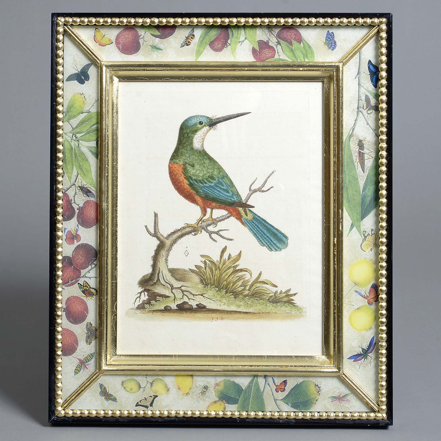 Set of Eight Hand Coloured Engravings of Birds