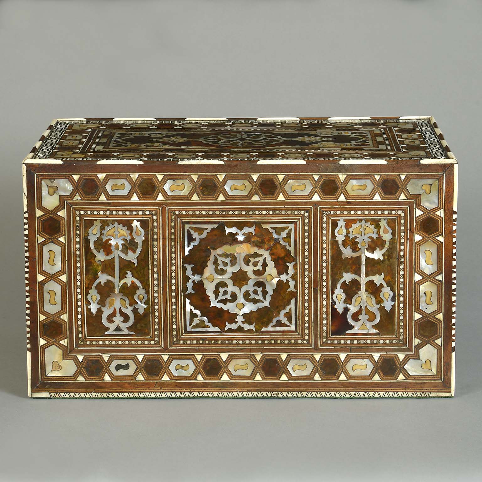 Ottoman Walnut Table Cabinet