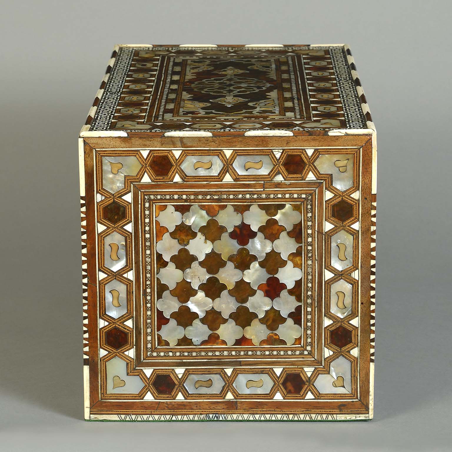 Ottoman Walnut Table Cabinet