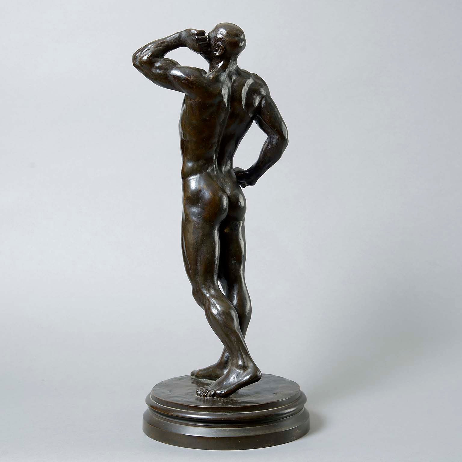 Bronze of Naked Athlete