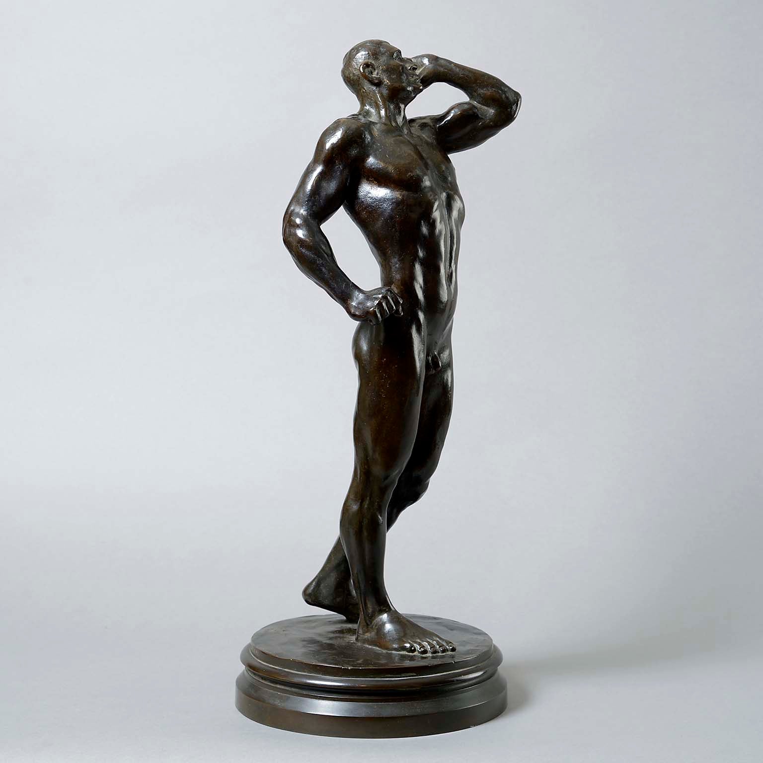 Bronze of Naked Athlete