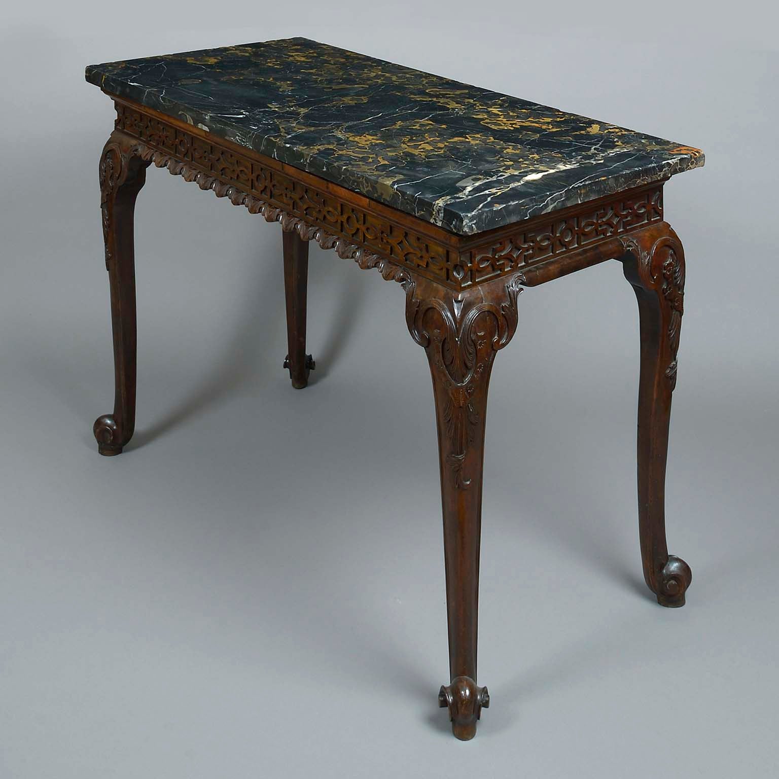 Chippendale Period Walnut Side Table