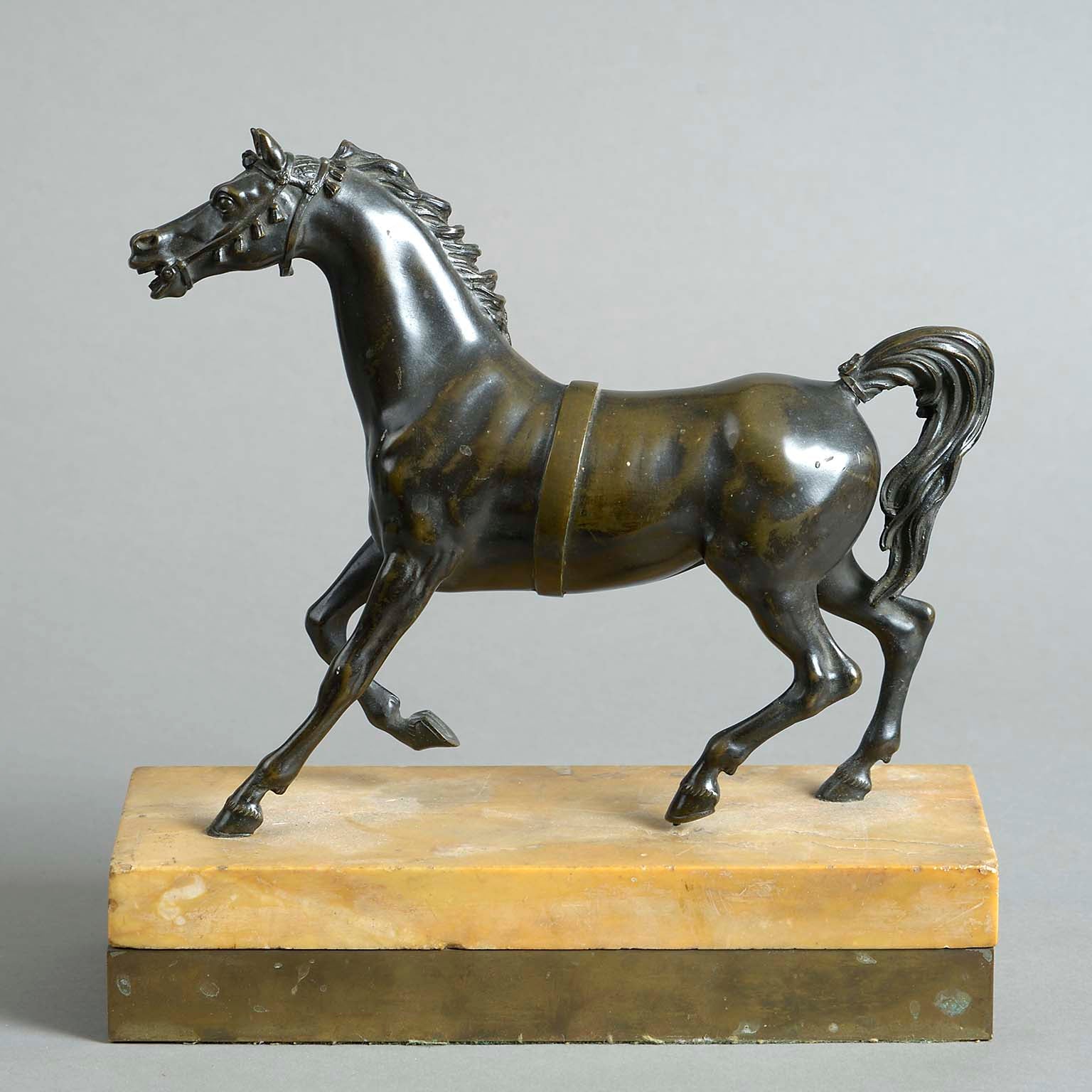Italian Bronze Figure of a Horse
