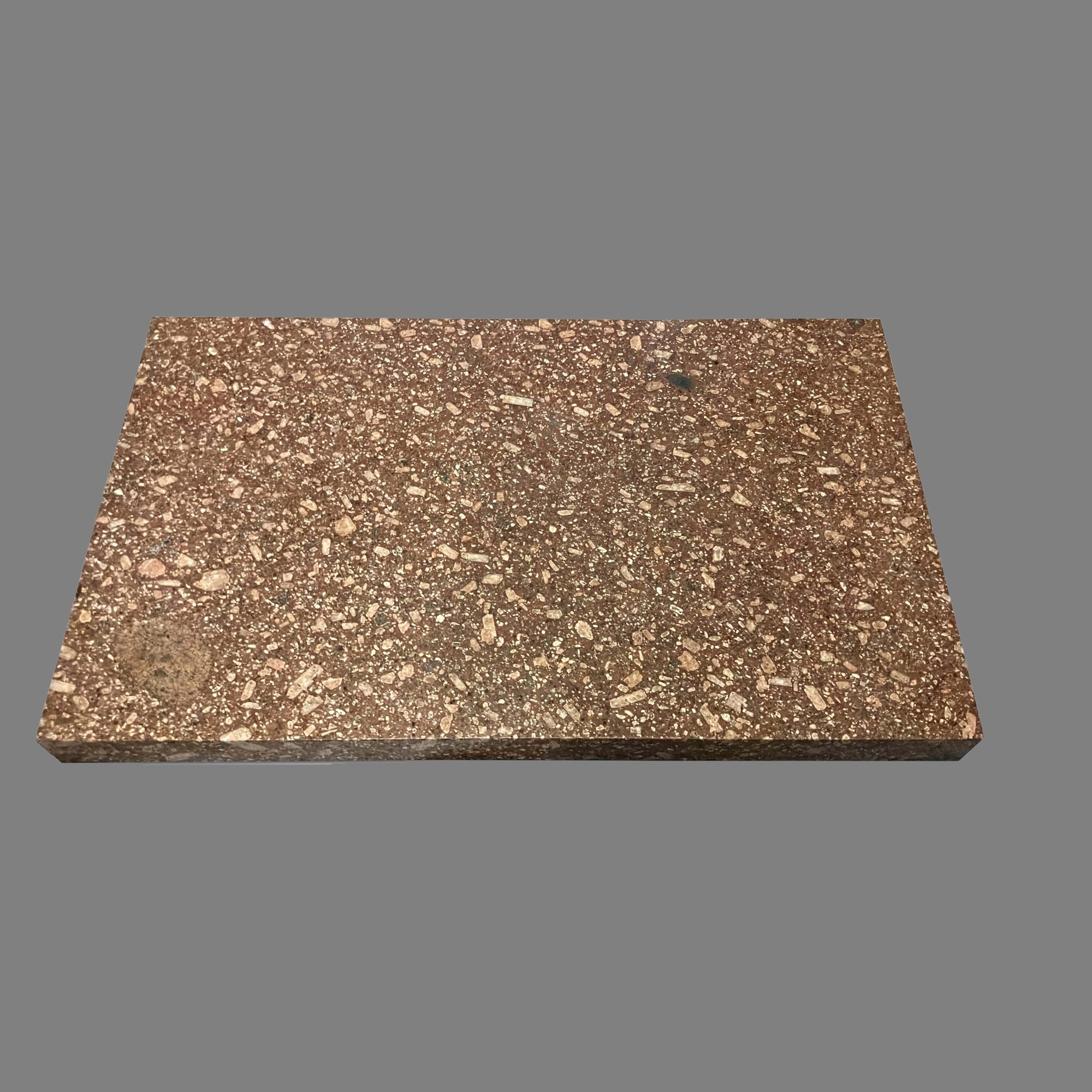 Walnut Centre Table with Egyptian Porphyry Top