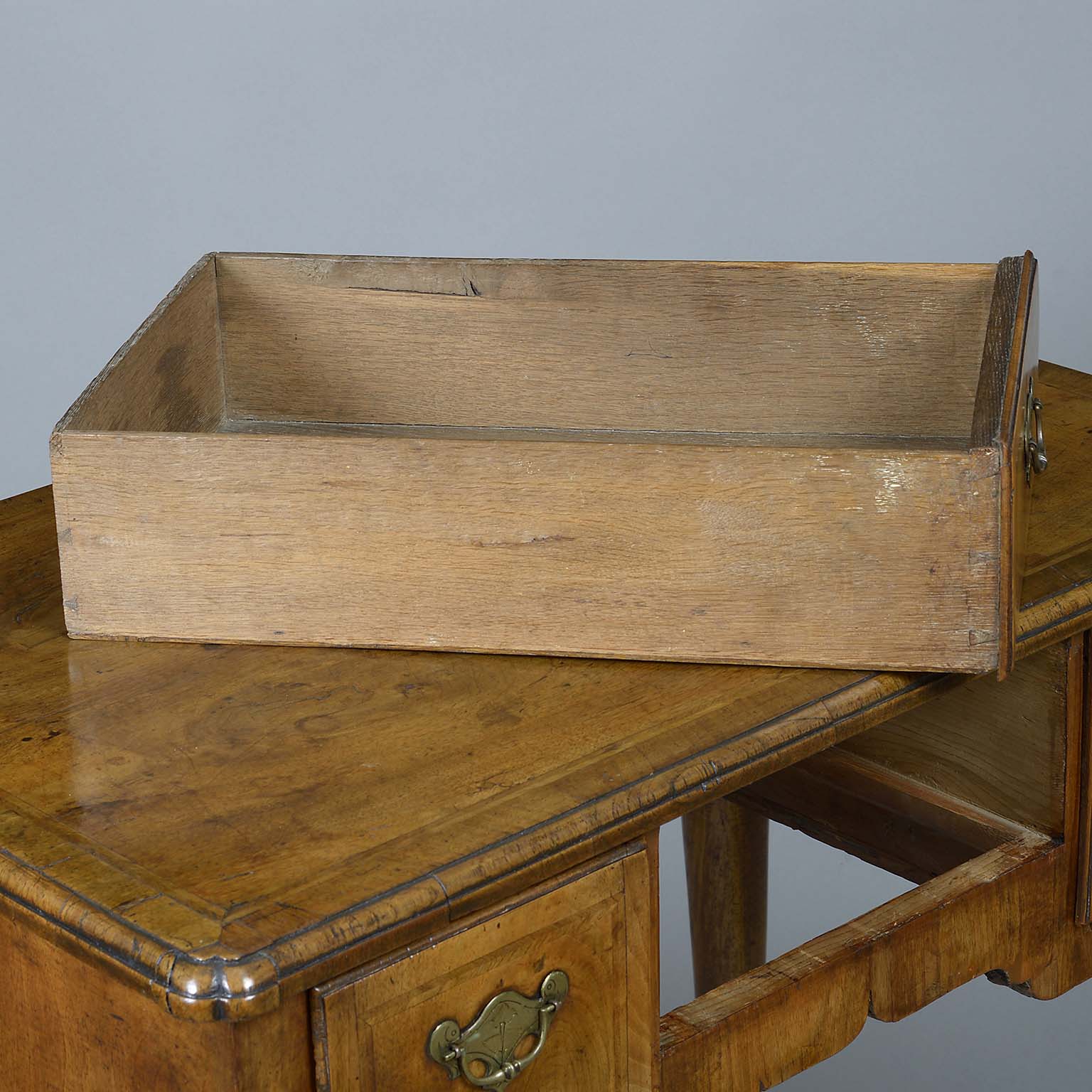 George I Figured Walnut Dressing Table