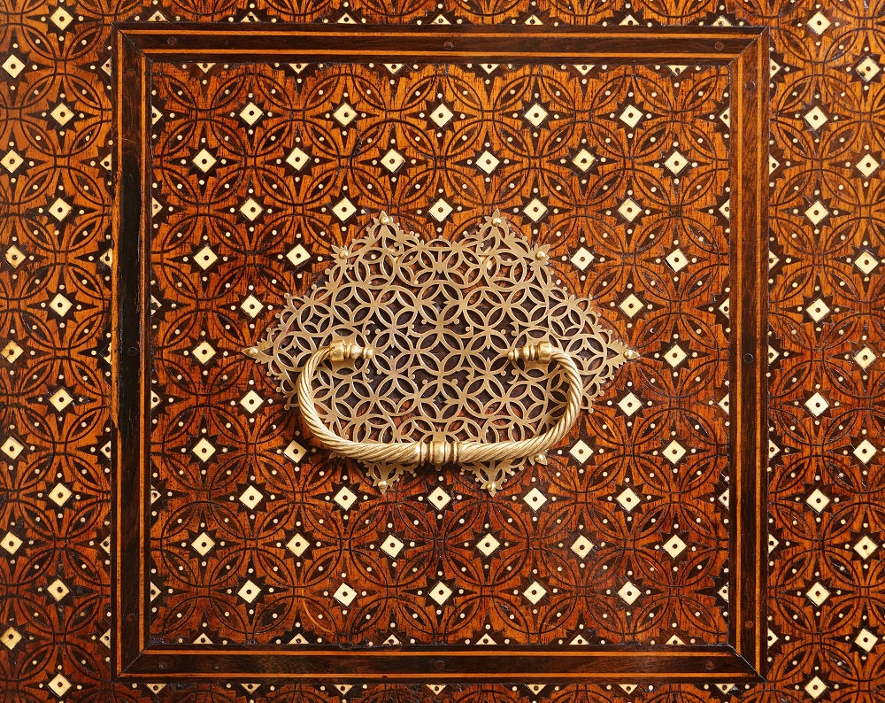 A 17th Century Indo-Portuguese Cabinet On Stand