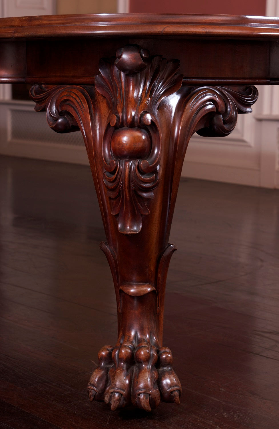 A Huge Cuban Mahogany Dining Table of Outstanding Quality