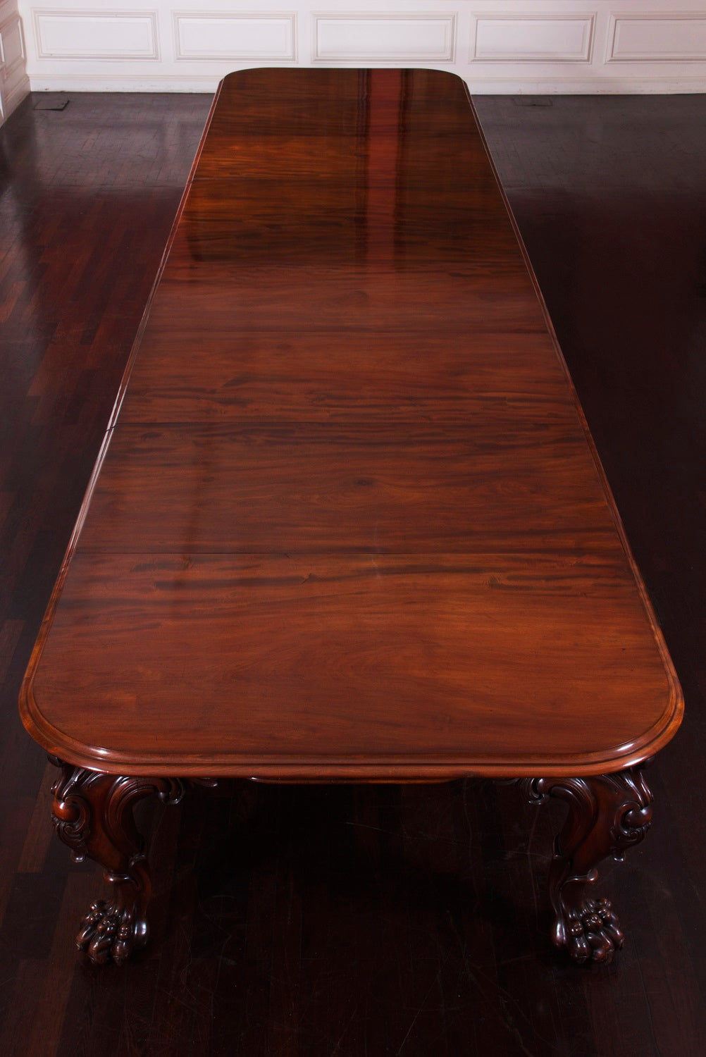 A Huge Cuban Mahogany Dining Table of Outstanding Quality