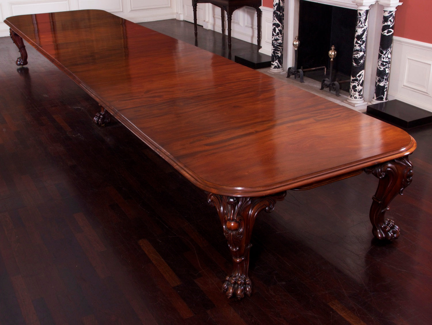 A Huge Cuban Mahogany Dining Table of Outstanding Quality