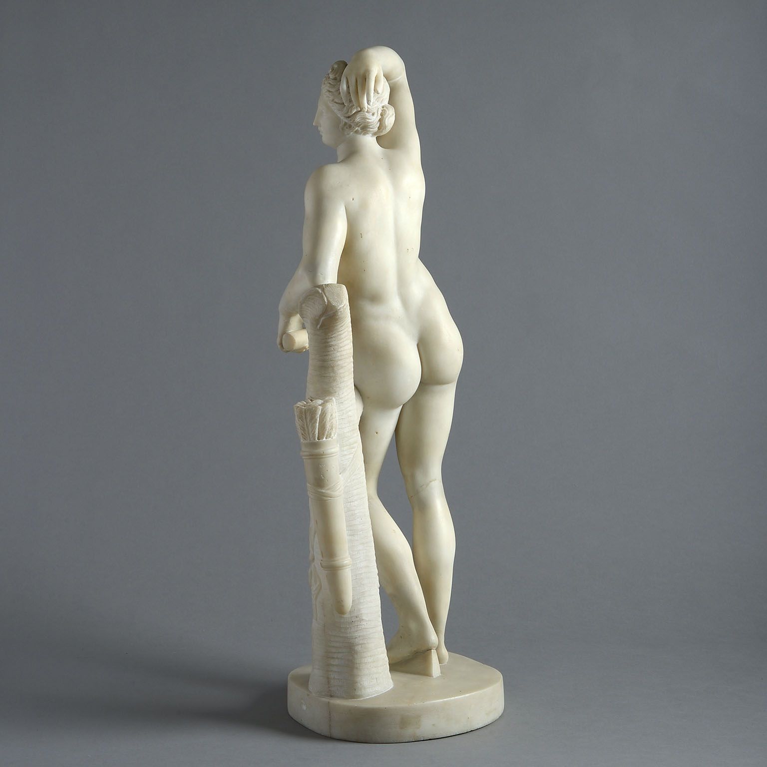 White Marble Figure of the Apollino