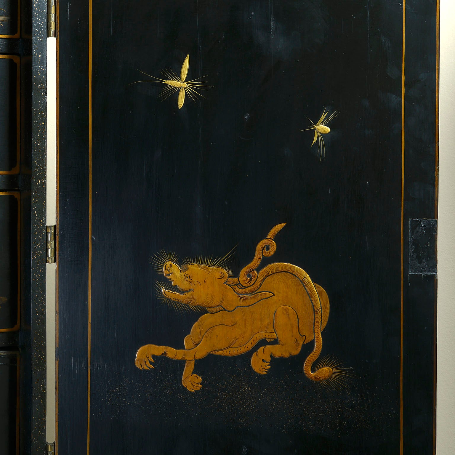 Rare George 1 Japanned Cabinet on Stand