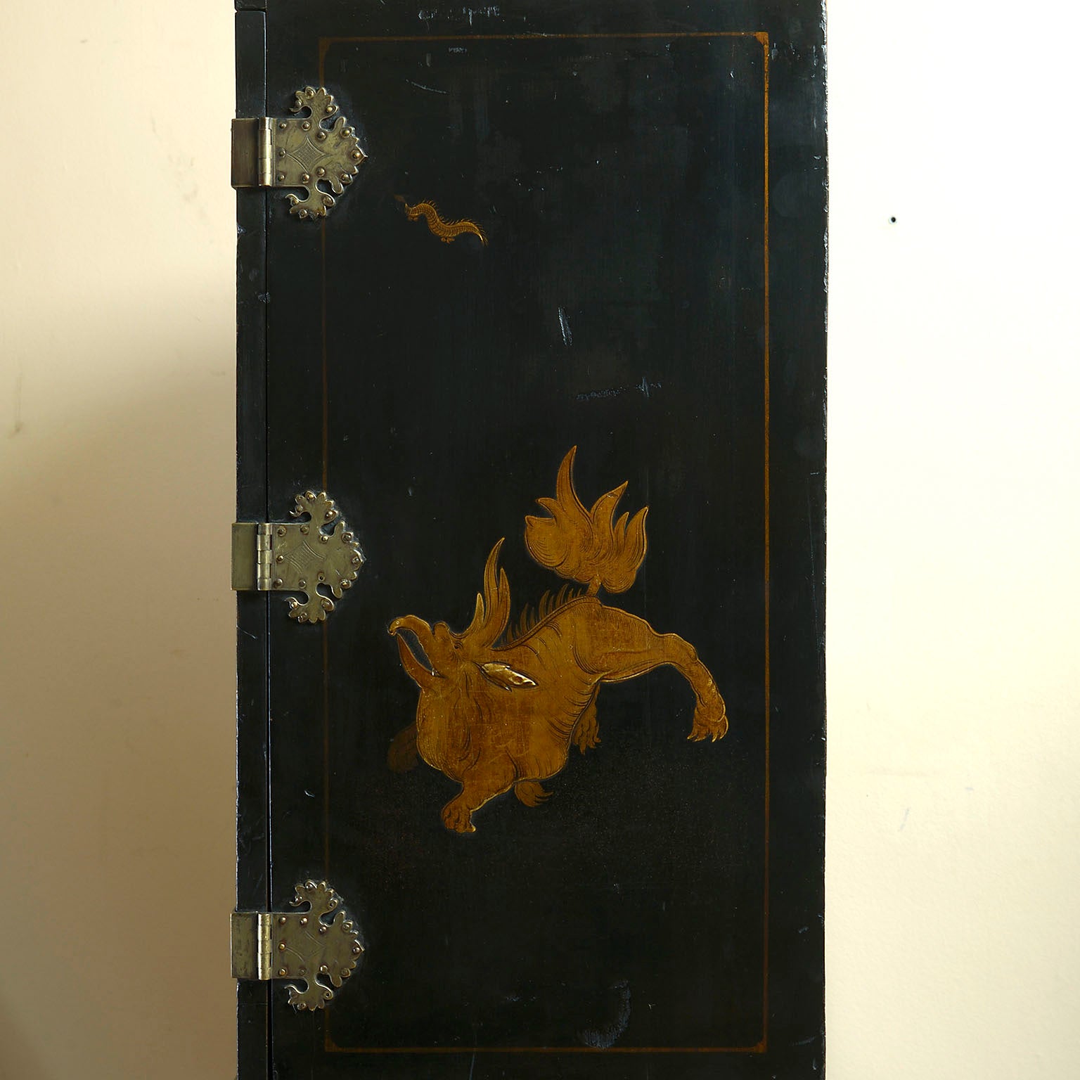 Rare George 1 Japanned Cabinet on Stand