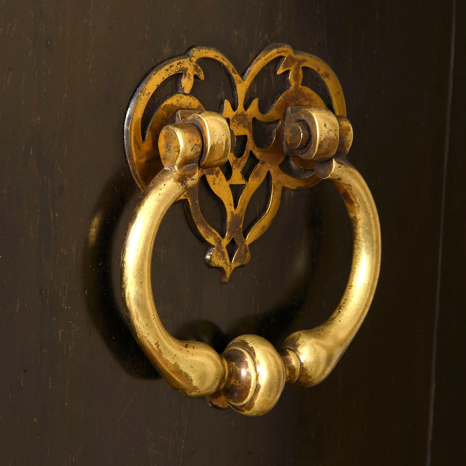 European Lacquer Cabinet on Stand with Kangxi Panels