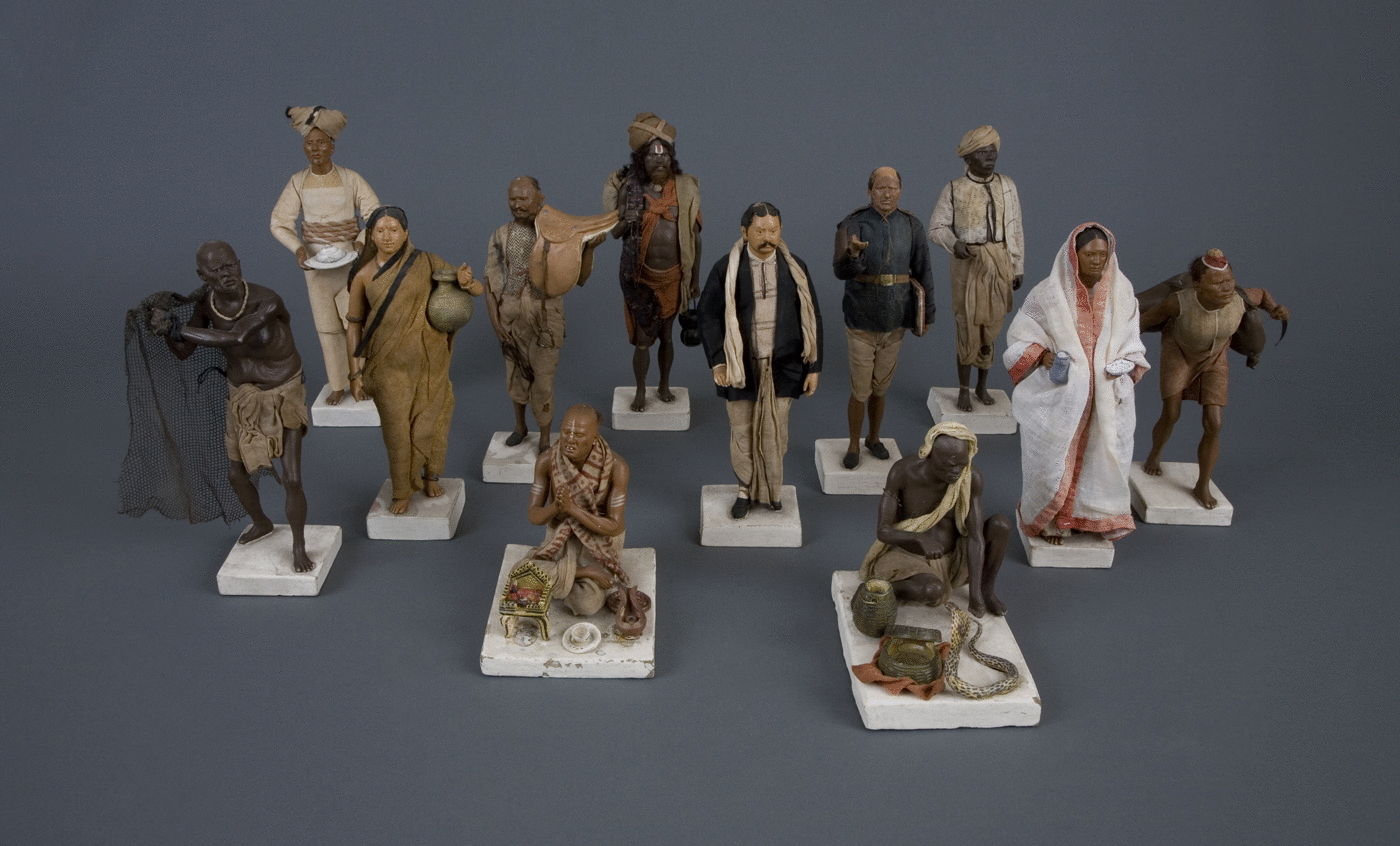 5.  A Group of Finely Modelled Clay Figures