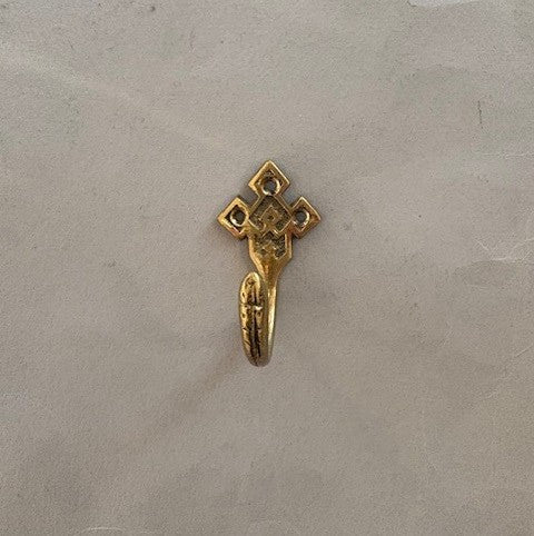 Set of 8 Gothic Single Hooks. C.1860