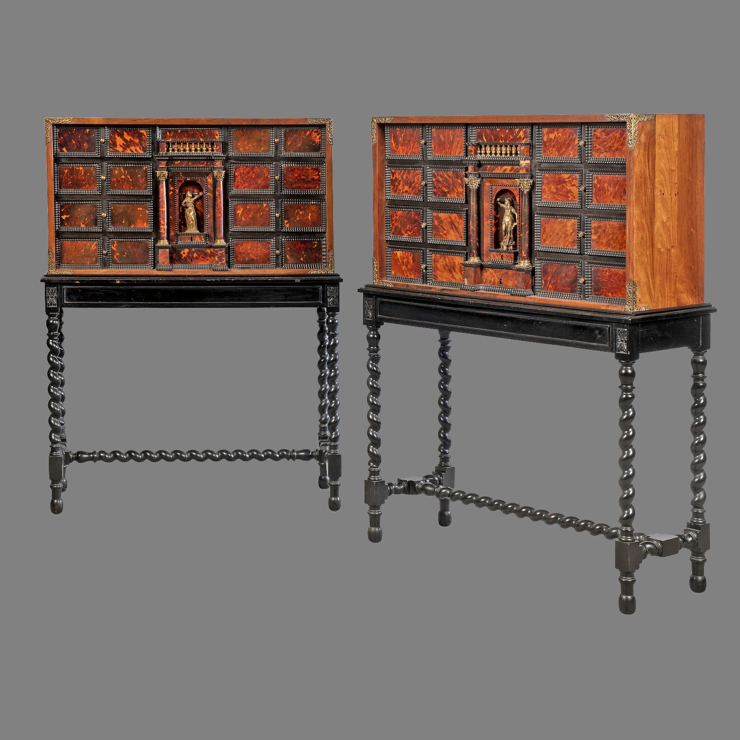 Pair of Cabinets on Stands
