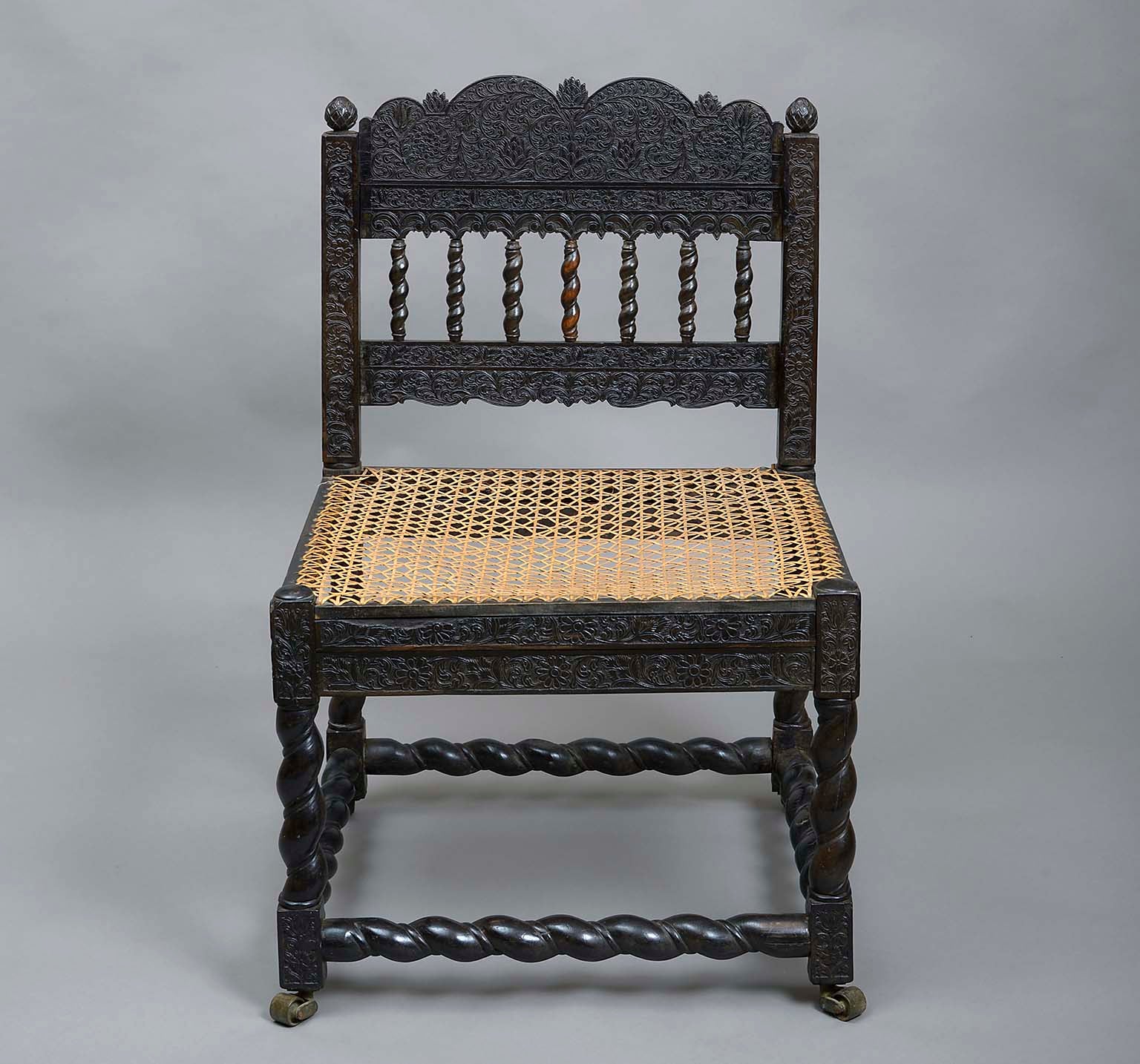 Indo-Portuguese Ebony Chair