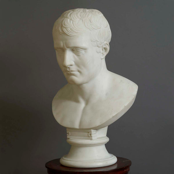 Imposing Statuary Marble Bust of Napoleon Bonaparte - Anthony Outred