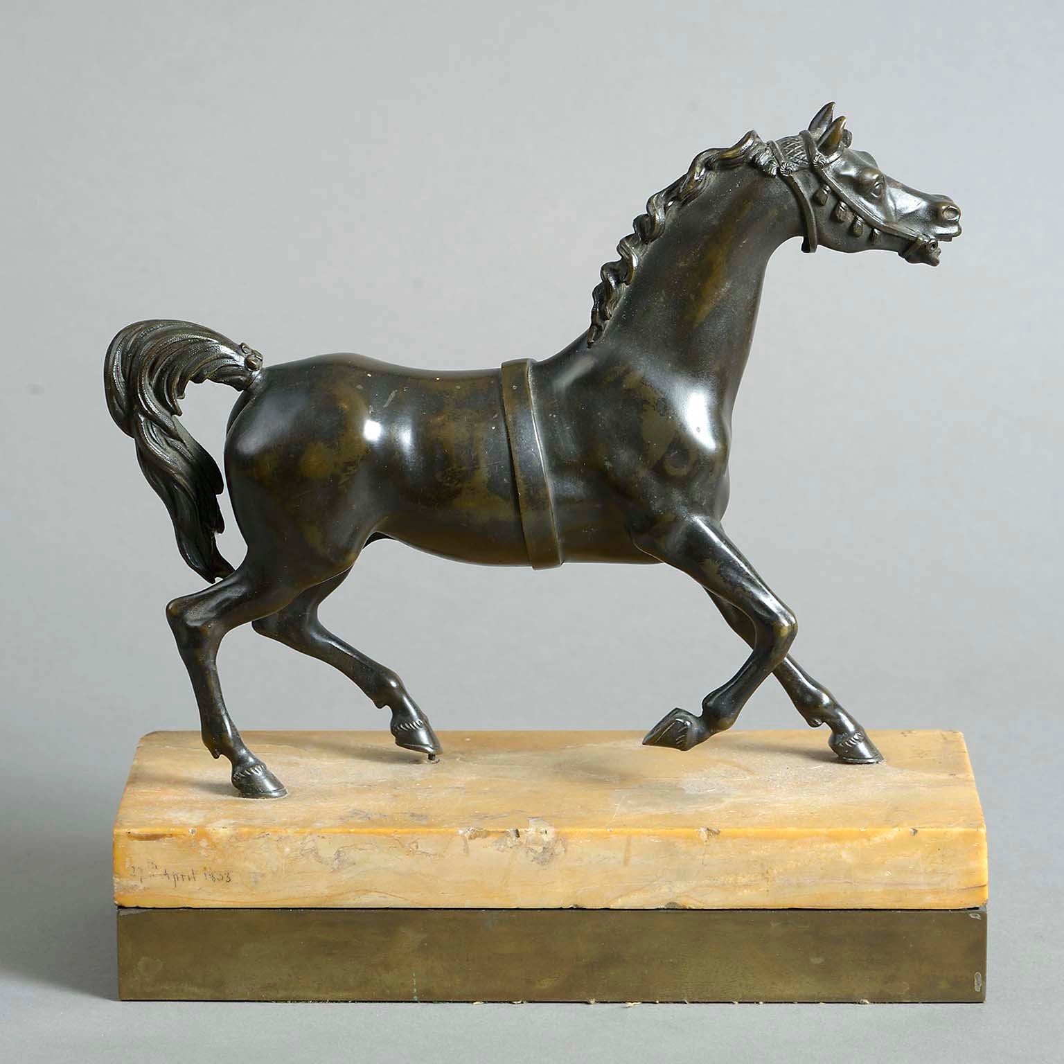 Italian Bronze Figure of a Horse