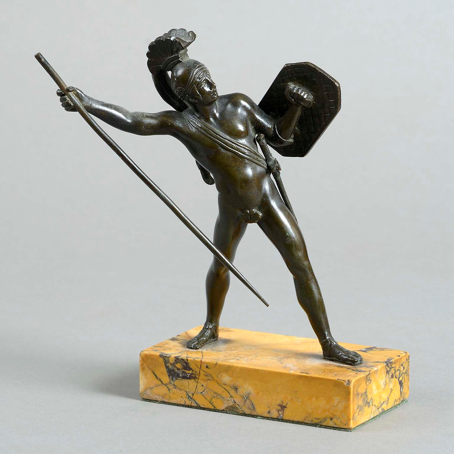 Grand Tour Figure of a Roman Gladiator
