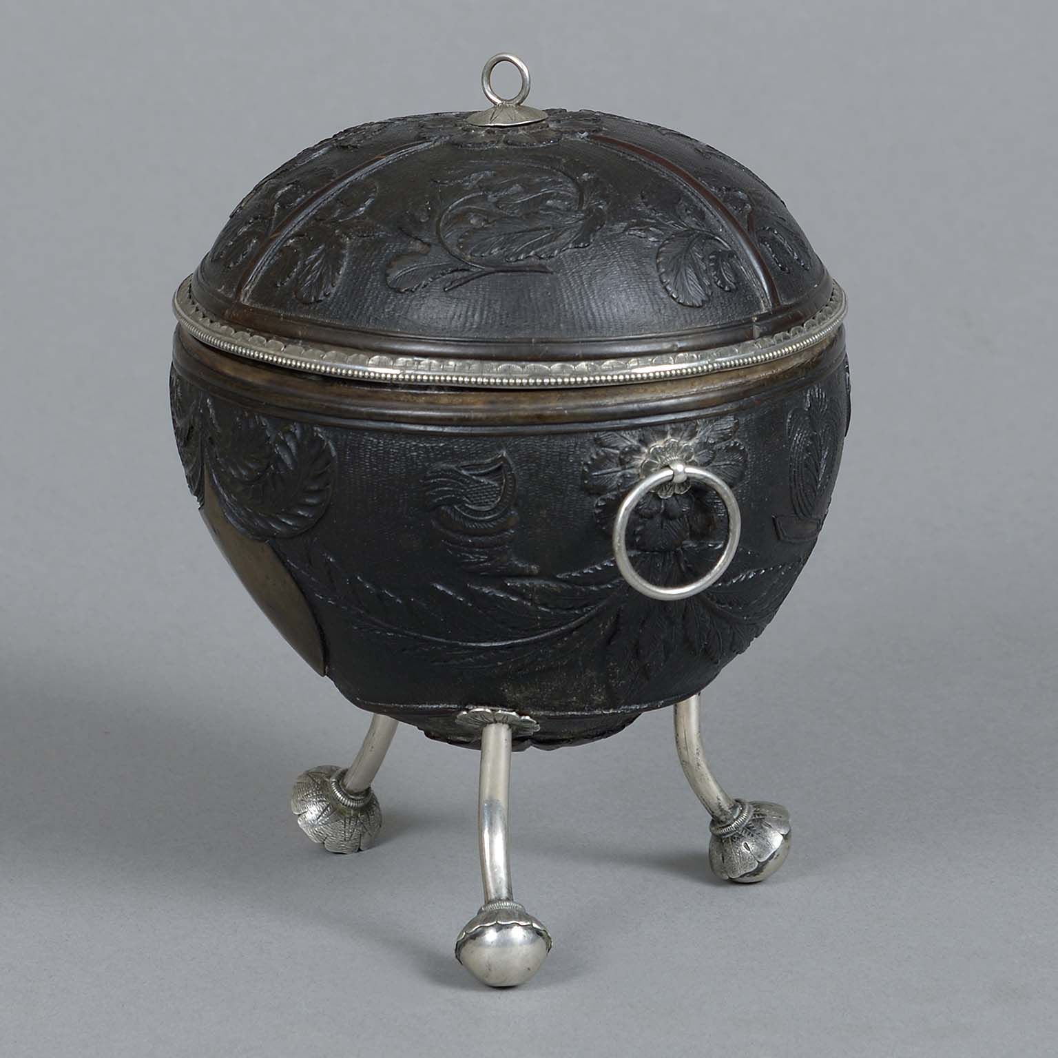 Colonial Coconut Cup and Cover