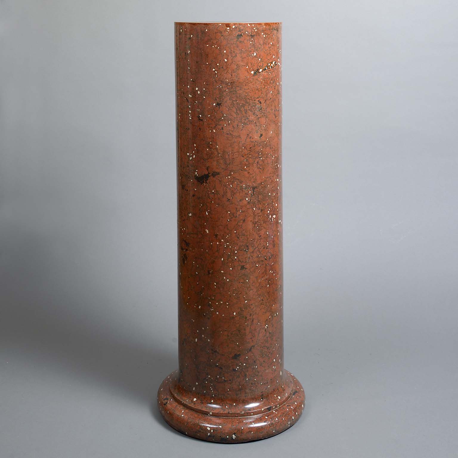 Red Scagliola Column