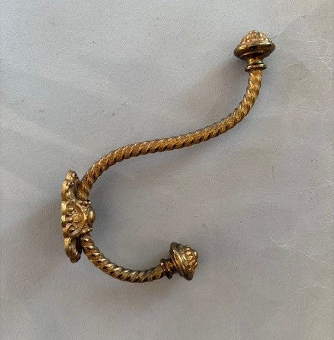 Pair of Gilt brass Double Hooks