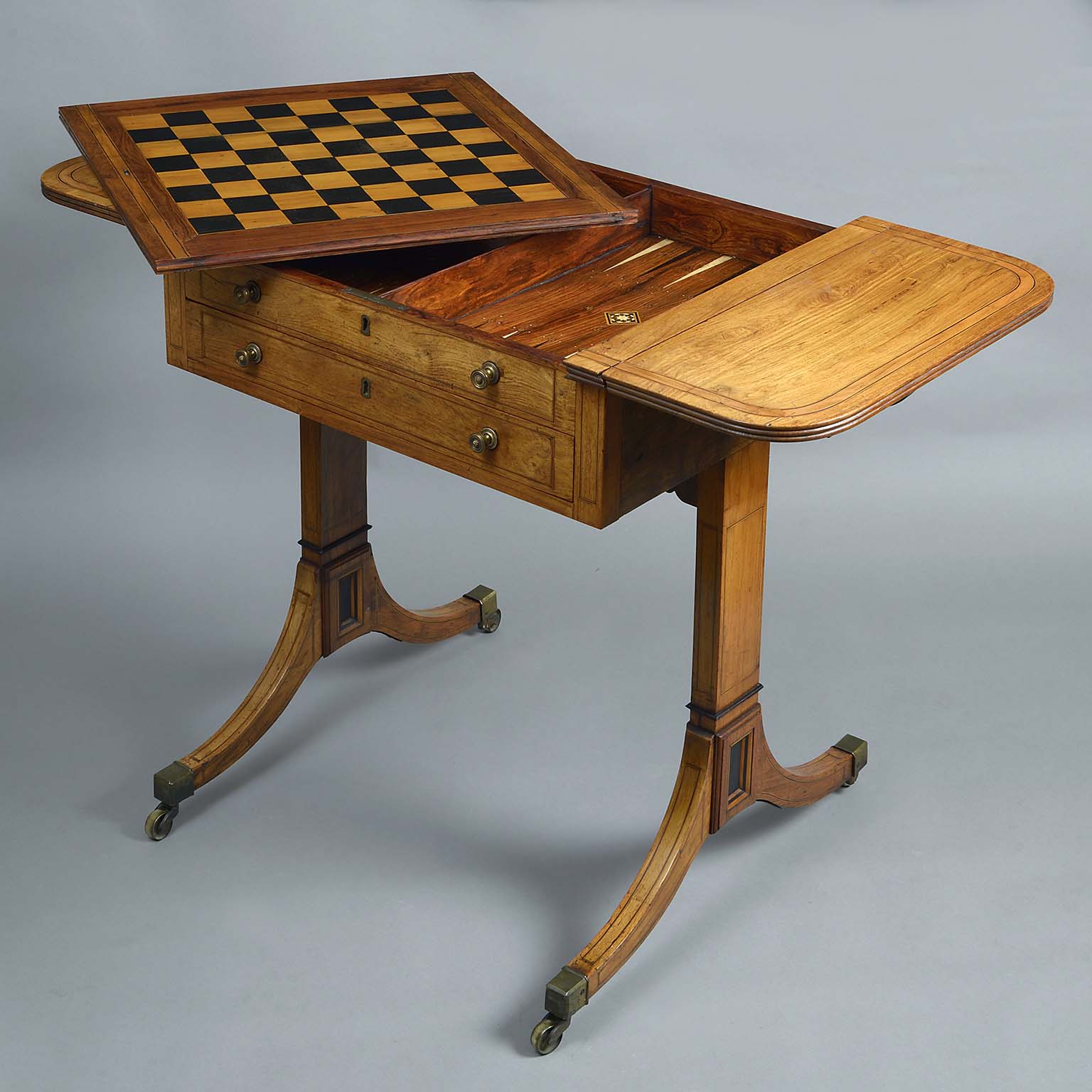 Chinese Export Kingwood Games Table