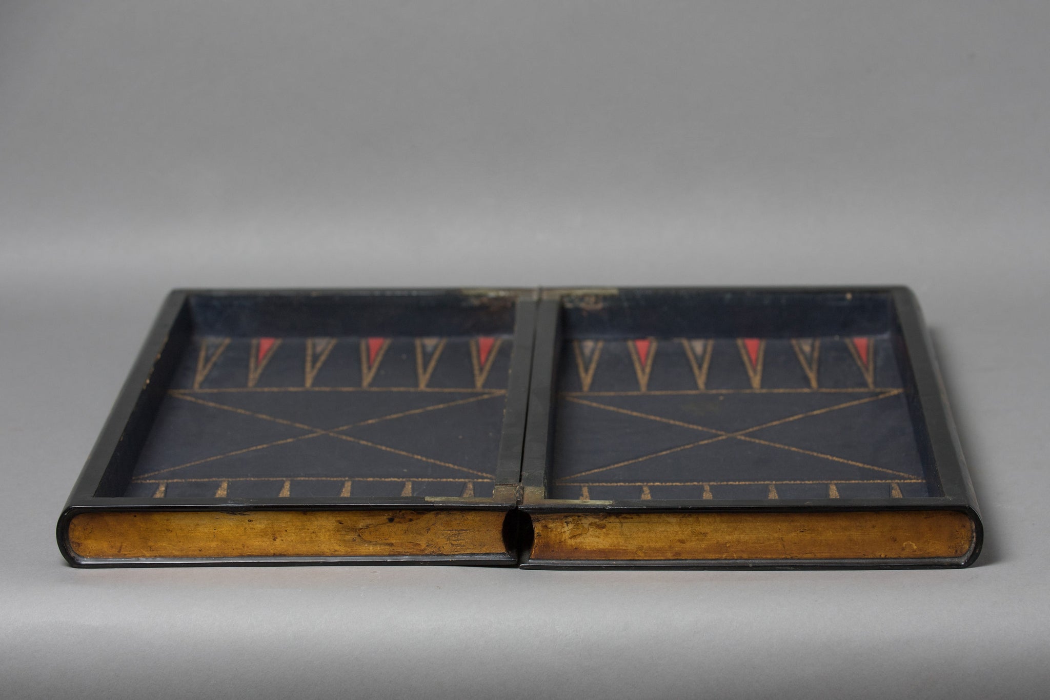 Staunton Chess & Backgammon Board in the Form of a Two Volume Folio