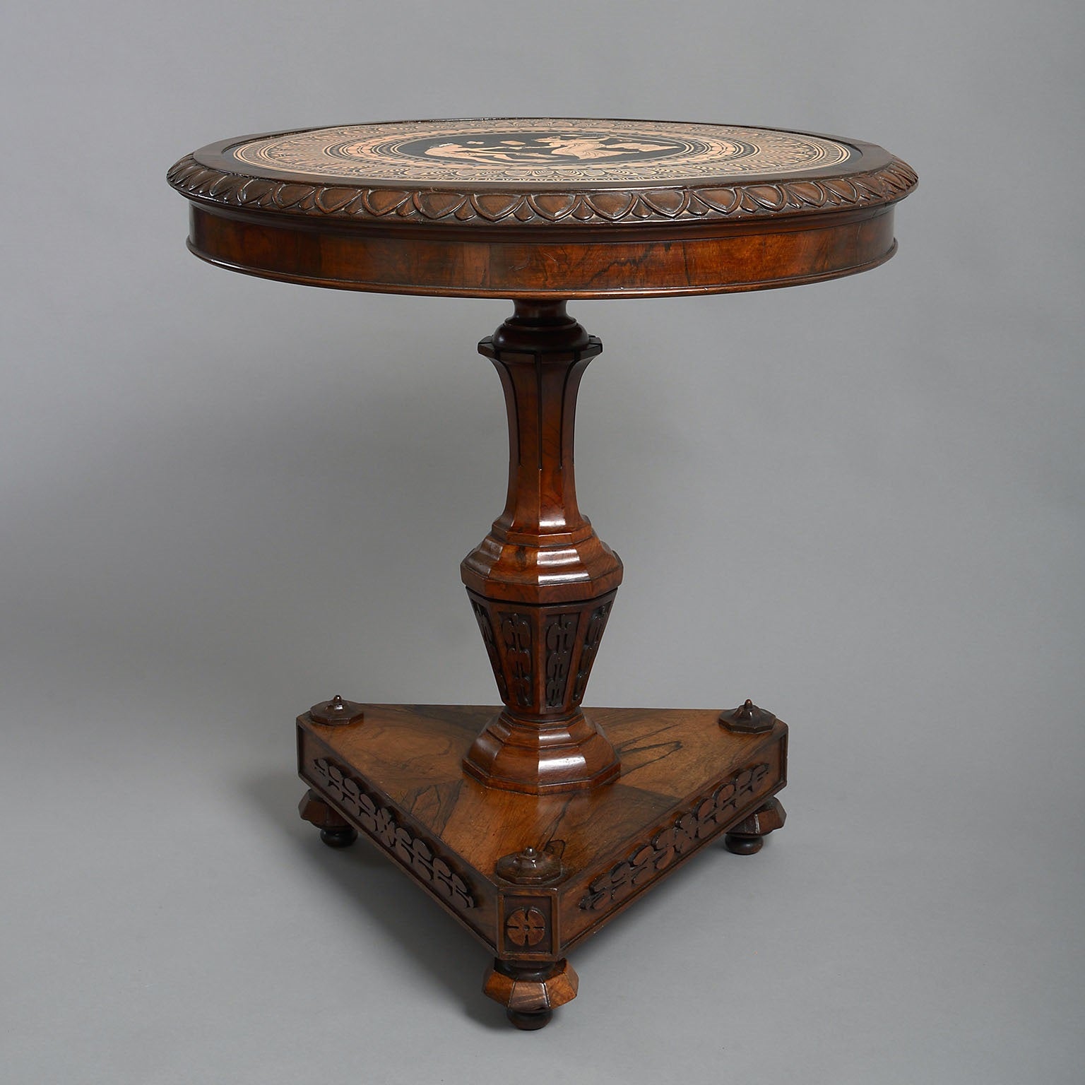 The Coghill/Englefield Centre Table with  a Neo-Classical Ceramic Top by W.T. Copeland